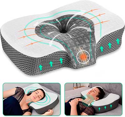 almohada cervical dormir de lado