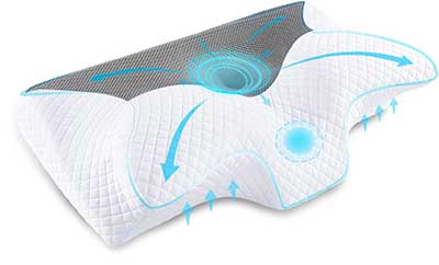 almohada cervical mariposa